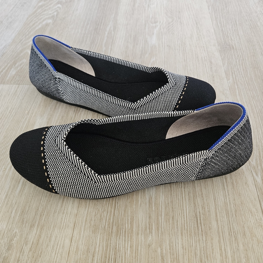 ROTHY'S The Loafer Grey Mist Captoe Women’s Size 7.5
